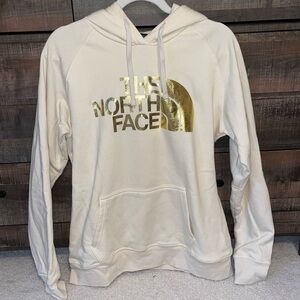 NORTH FACE GOLD FOIL SWEATSHIRT | SIZE L
